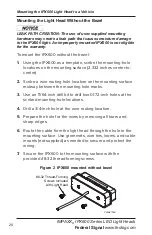 Preview for 20 page of Federal Signal Corporation IPX6 IMPAXX Installation And Maintenance Manual