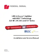 Federal Signal Corporation JetSolaris JLX Series Installation And Service Manual предпросмотр