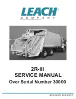 Предварительный просмотр 1 страницы Federal Signal Corporation LEACH 2R-III Service Manual