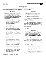 Preview for 1 page of Federal Signal Corporation LED SIGNALMASTER Instruction Sheet