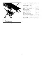 Preview for 2 page of Federal Signal Corporation LED SIGNALMASTER Instruction Sheet