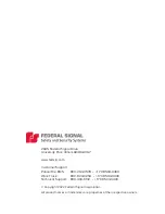 Preview for 8 page of Federal Signal Corporation MB-IDENT03 Installation Maintenance And Service Manual