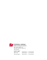 Preview for 20 page of Federal Signal Corporation MB1 Installation Maintenance And Service Manual