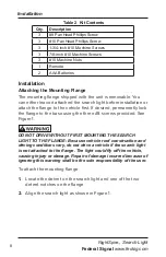 Preview for 8 page of Federal Signal Corporation NightSpire Installation And Maintenance Instructions Manual