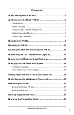 Preview for 3 page of Federal Signal Corporation PS600 SelecTone Installation And Maintenance Instructions Manual