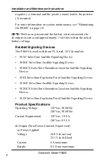 Preview for 8 page of Federal Signal Corporation PS600 SelecTone Installation And Maintenance Instructions Manual