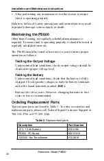 Preview for 20 page of Federal Signal Corporation PS600 SelecTone Installation And Maintenance Instructions Manual