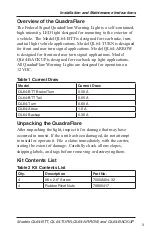 Preview for 3 page of Federal Signal Corporation QuadraFlare QL64-ARROW Installation And Service Instructions Manual