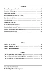 Предварительный просмотр 3 страницы Federal Signal Corporation QuadraFlare QL73LEDSCENE Installation And Maintenance Instructions Manual