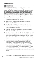 Preview for 6 page of Federal Signal Corporation QuadraFlare QL97LEDSCENE-SB Installation And Maintenance Instructions Manual