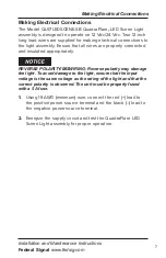 Preview for 7 page of Federal Signal Corporation QuadraFlare QL97LEDSCENE-SB Installation And Maintenance Instructions Manual