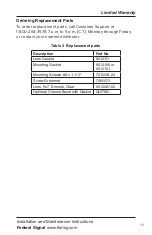 Preview for 11 page of Federal Signal Corporation QuadraFlare QL97LEDSCENE-SB Installation And Maintenance Instructions Manual