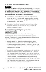 Preview for 20 page of Federal Signal Corporation QuadraFlare QL97LEDSCENE-SB Installation And Maintenance Instructions Manual