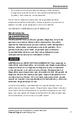 Preview for 21 page of Federal Signal Corporation QuadraFlare QL97LEDSCENE-SB Installation And Maintenance Instructions Manual