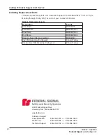 Предварительный просмотр 20 страницы Federal Signal Corporation Reliant Installation Maintenance And Service Manual