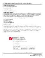 Preview for 12 page of Federal Signal Corporation Serial Interface Module Installation And Programming Instructions