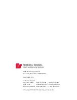 Preview for 12 page of Federal Signal Corporation SignalMaster 330104 SMC1 Instructions Manual