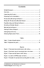 Preview for 3 page of Federal Signal Corporation SLR LED Installation And Maintenance Manual