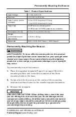 Предварительный просмотр 9 страницы Federal Signal Corporation SLR LED Installation And Maintenance Manual