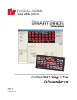 Preview for 1 page of Federal Signal Corporation SmartSiren Platinum Series Software Manual