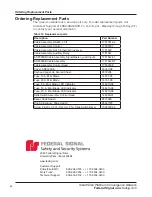 Preview for 60 page of Federal Signal Corporation SmartSiren Platinum SSP3000B Installation And Maintenance Instructions Manual