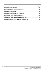 Предварительный просмотр 4 страницы Federal Signal Corporation Solaris LP800 Installation And Maintenance Manual