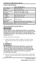 Предварительный просмотр 10 страницы Federal Signal Corporation Solaris LP800 Installation And Maintenance Manual