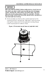 Предварительный просмотр 13 страницы Federal Signal Corporation Spire 200 Installation And Maintenance Instructions Manual