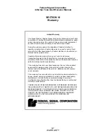 Preview for 27 page of Federal Signal Corporation Tone Alert Installation And Operation Manual