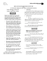 Federal Signal Corporation VISTA 581016-OHP Series Installation And Maintenance Instructions Manual preview