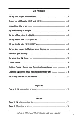 Preview for 3 page of Federal Signal Corporation VITALITE 121A Installation And Maintenance Instructions Manual
