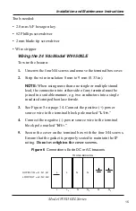 Preview for 15 page of Federal Signal Corporation WV450XL Series Installation And Maintenance Instructions Manual