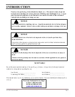 Preview for 3 page of Federal 204-SN8CDBLK Installation & Operation Instructions