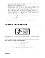 Preview for 21 page of Federal ECSS40 Installation & Operation Manual