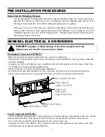 Предварительный просмотр 6 страницы Federal ESSRC Series Installation & Operation Instructions