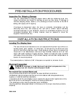 Предварительный просмотр 5 страницы Federal IMSS120 Installation & Operation Manual