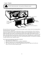 Preview for 25 page of Federal ITD3626 Installation & Operation Instructions