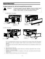 Preview for 35 page of Federal ITD3626 Installation & Operation Instructions