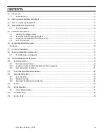 Preview for 2 page of Federal ITH Installation & Operation Instructions