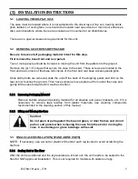 Preview for 7 page of Federal ITH Installation & Operation Instructions