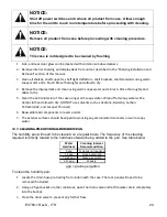 Preview for 24 page of Federal ITH Installation & Operation Instructions