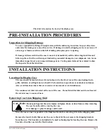 Предварительный просмотр 5 страницы Federal SN4CD Installation & Operation Instructions