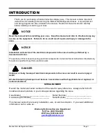 Preview for 3 page of Federal SQ3CD Installation & Operation Instructions