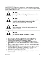 Предварительный просмотр 25 страницы Federal VNSS Installation & Operation Instructions