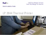 Предварительный просмотр 1 страницы FedEx LP 2844 Quick Installation Manual