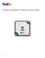 Предварительный просмотр 1 страницы FedEx SenseAware M4 User Manual