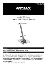 Предварительный просмотр 1 страницы FEEDBACK SPORTS PRO TRUING STAND Product Manual