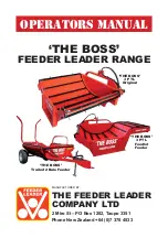 Preview for 1 page of FEEDER LEADER BOSS 3 PTL Original Operator'S Manual