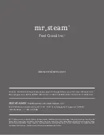 Preview for 37 page of Feel Good mr. steam AirButler Installation, Operation & Maintenance Manual