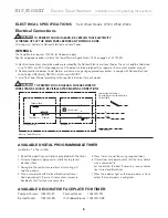 Preview for 8 page of Feel Good mr steam Fifth Avenue H542 Installation, Operation And Maintenance Manual